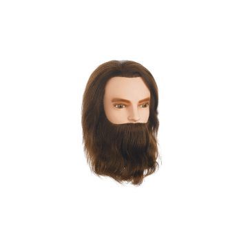 Sibel Oefenhoofd Karl Baard en Snor Bruin 30-35cm