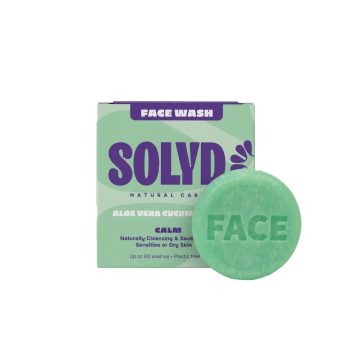 SOLYD Face Wash Bar Aloe Vera & Komkommer 60gr