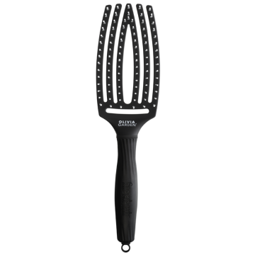 Olivia Garden Fingerbrush Care Iconic Nylon Black Medium
