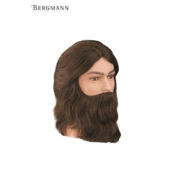 Bergmann Oefenhoofd Amigo baard lichtbruin 20cm