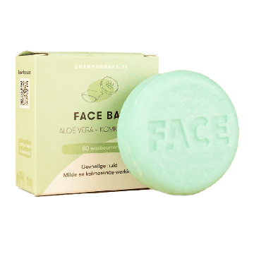 ShampooBars Face Bar Aloe Vera & Komkommer