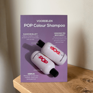 Sudac POP A5 Promodisplay - Colour Shampoo
