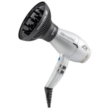 Parlux Föhn Digitalyon inclusief Diffuser Silver