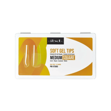 IBD Soft Gel Tips Medium Square 504st