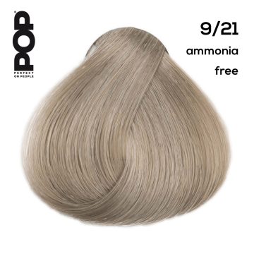 POP POPCOLOUR 9/21 - AMMONIA FREE Very light violet ash blond 100 ml