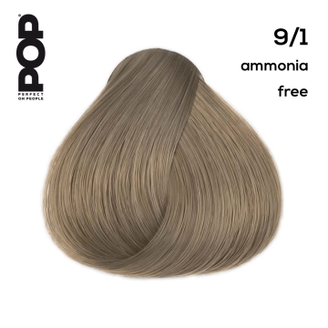 POP POPCOLOUR 9/1 - AMMONIA FREE Light ash blond 100 ml