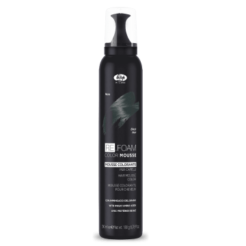 Lisap Re.Foam Color Mousse Zwart 200ml