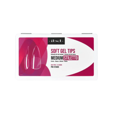 IBD Soft Gel Tips Medium Stiletto 504st