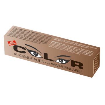 Color Wimper- en wenkbrauwverf natuurbruin