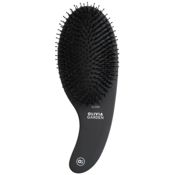 Olivia Garden Expert Care Curve Boar&Nylon Mat Zwart