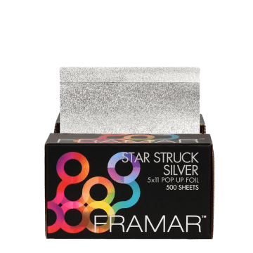 Framar Star Struck Aluminiumfolie 500 Sheets Silver 5x11