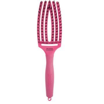 Olivia Garden Fingerbrush Care Iconic Boar&Nylon Hot Pink Medium